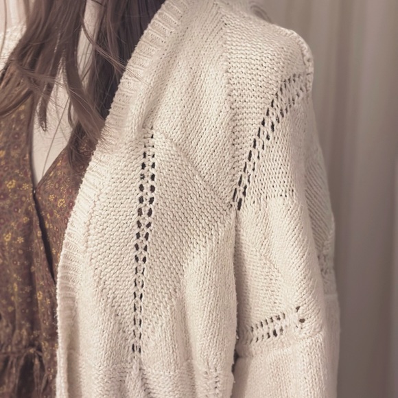 FOR LIVING IN: Peruvian Patchwork GrandamaCore Cardigan Ethical Item - Picture 3 of 13